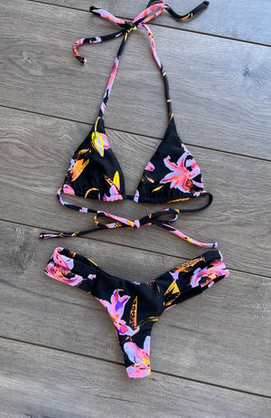 Frankie Bottoms In Floral (double side bands)