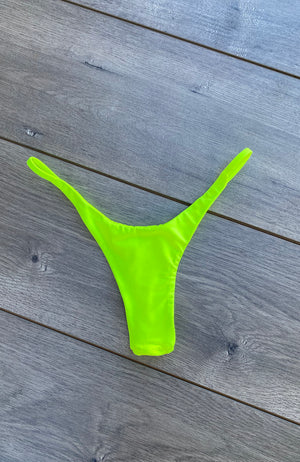 Sultry Thong Bottom in Neon Yellow